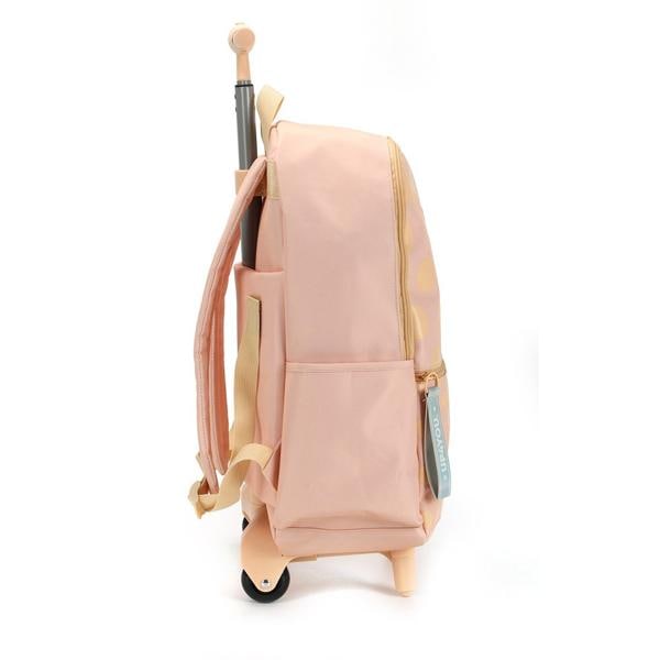 Mochila com rodas, Poliéster, Up4you, Bege, MC46702UP1, Luxcel - PT 1 UN