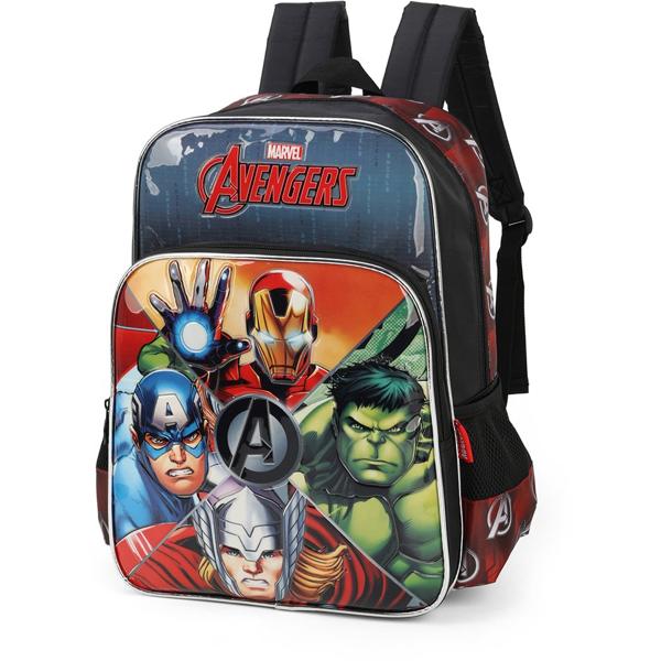 Mochila Infantil Marvel Vingadores - Avengers em Poliéster Luxcel - PT 1 UN