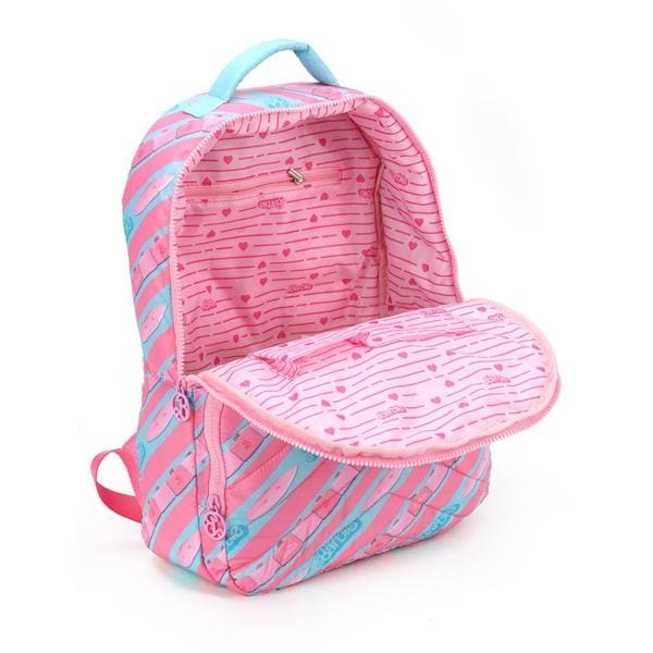 Mochila escolar Barbie Mattel em Poliéster, Rosa, Luxcel - PT 1 UN