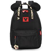 Mochila Escolar, Poliéster, Mickey Disney, Preto, Luxcel - PT 1 UN