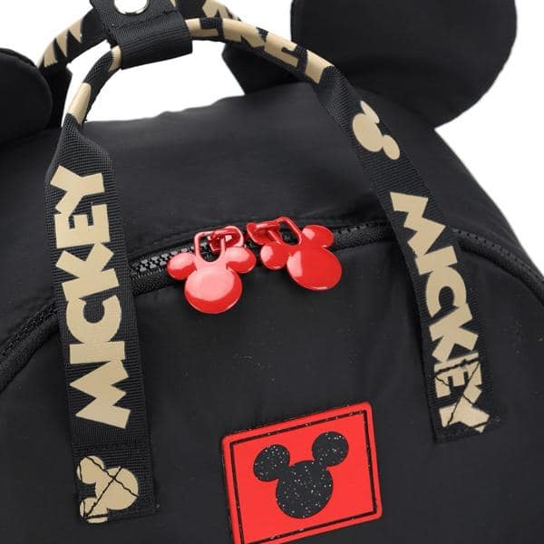 Mochila Escolar, Poliéster, Mickey Disney, Preto, Luxcel - PT 1 UN