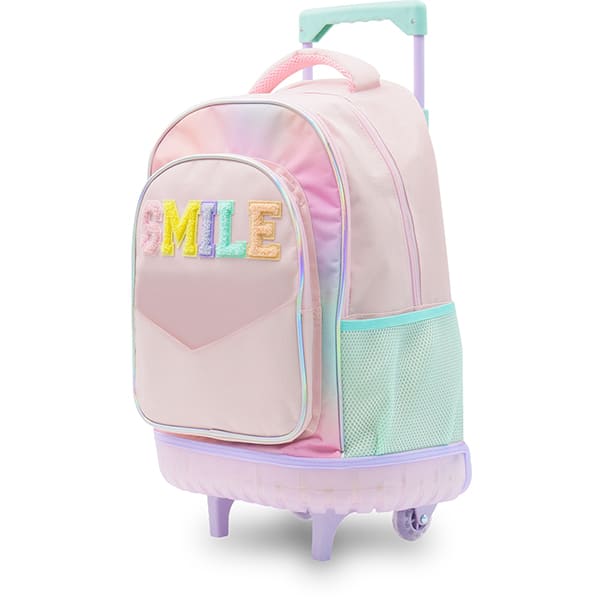 Mochila escolar com rodas, Smile, Happy-Time - PT 1 UN