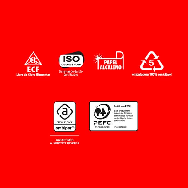 Cartolina 140g, 50 x 66mm, Branca, Chamequinho - PT 100 UN