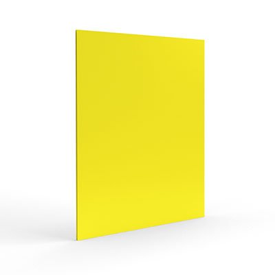 Papel cartão fosco, 48cm x 66cm, Amarelo, 225G, 2228730, Spiral - PT 10 FL