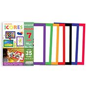 Bloco Ecocores Moldura 110g 230x320mm c/7 cores Novaprint PT 35 FL