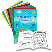 Bloco Criativo 120g com 8 cores sortidas, Formato: A4 210x297mm, 005657RL, Romitec - PT 24 FL Bloco Criativo 120g com 8 cores sortidas, Formato: A4 210x297mm, 005657RL, Romitec - PT 24 FL