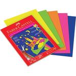 Bloco Criativo Neon, 80gramas, 210x297mm, com 5 cores, Faber-Castell - PT 50 FL