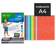 Bloco Ecocores f. geométricas 110g A4 23x32cm 24fls 010005 Ridet PT 1 UN Bloco Ecocores f. geométricas 110g A4 23x32cm 24fls 010005 Ridet PT 1 UN