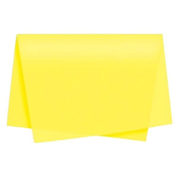 Papel de seda 48x60cm amarelo Moopel PT 100 FL