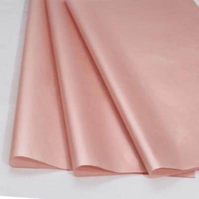 Papel de seda, Rosa Glamour perolizado, Moopel - PT 20 UN