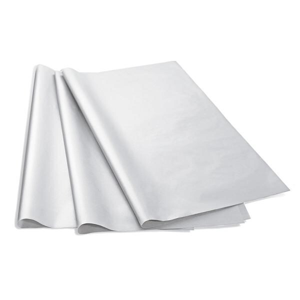 Papel de seda Branco perolizado, 48 x 60, 042026, Ridet - PT 20 UN