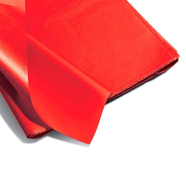 Papel de seda Vermelho, 48cm, x 60cm, Ridet - PT 20 UN