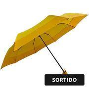 Sombrinha mini simples, Cores sortidas com barrado, L-010M, Voyagem - PT 1 UN