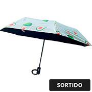 Guarda chuva automático proteção UV, Ftutas, Estampas sordias, PM0313, Proteja-se - PT 1 UN
