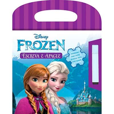 Livro p/ colorir infantil canetinha Frozen Bicho Esperto PT 1 UN