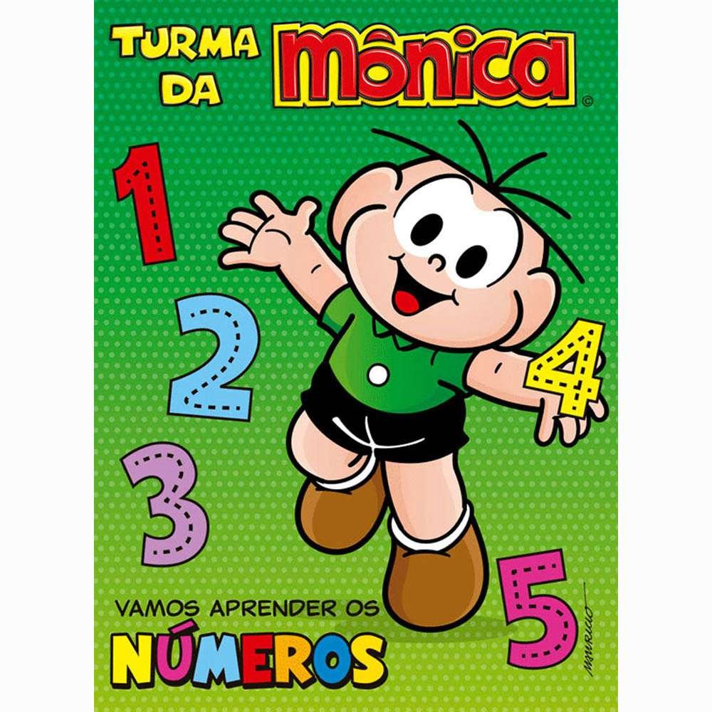Livro infantil atividades Turma da Mônica Ciranda Cultural PT 1 UN - Escolar  - Kalunga