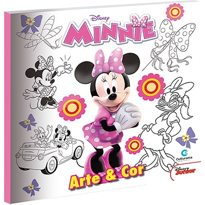 Livro Para Colorir Infantil Arte Minnie Disney 520202 Culturama - PT 1 UN