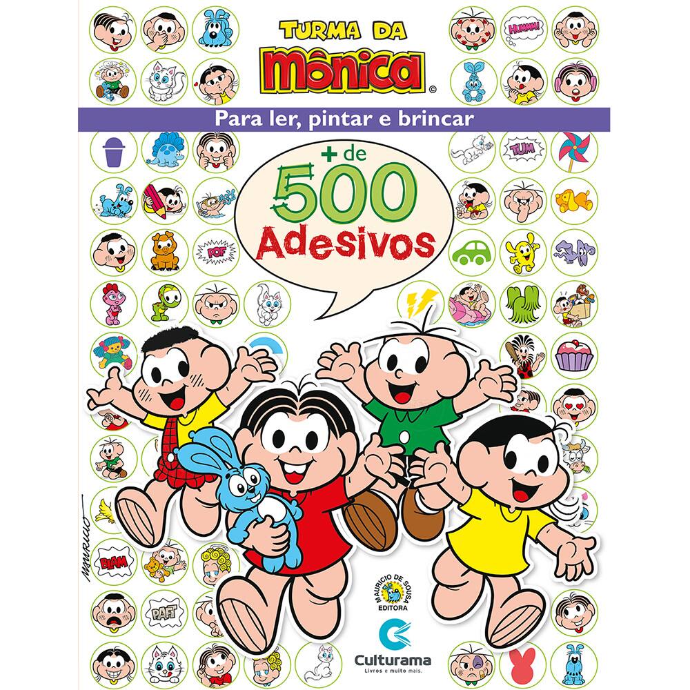 Livro de colorir Turma da Mônica