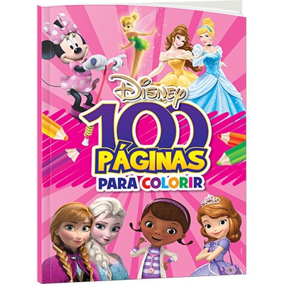 Livro para colorir infantil c/100 pág. Disney F Bicho Esperto PT 1 UN