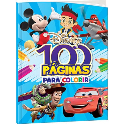 Livro para colorir infantil c/100 pág. Disney M Bicho Esperto PT 1 UN