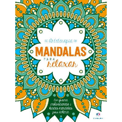 Livro para colorir Mandalas para Relaxar Ciranda Cultural PT 1 UN