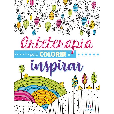 Livro para colorir Arterapia Colorir Inspirar Ciranda Cultural PT 1 UN