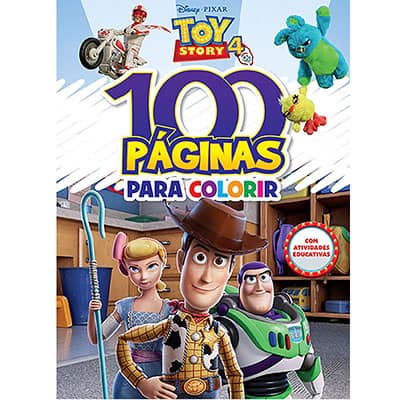 Livro para colorir infantil c/100 pág.Toy Story Disney Pixar Bicho Esperto - PT 1 UN