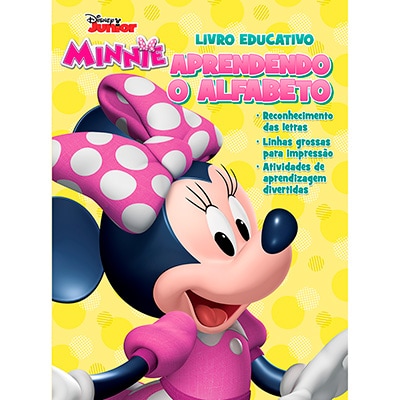 Livro Infantil Alfabeto Disney Minnie Bicho Esperto - PT 1 UN