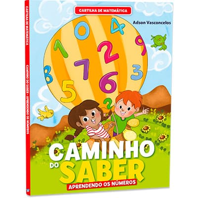 Livro infantil Cartilha Caminho do Saber números Bicho Esperto PT 1 UN