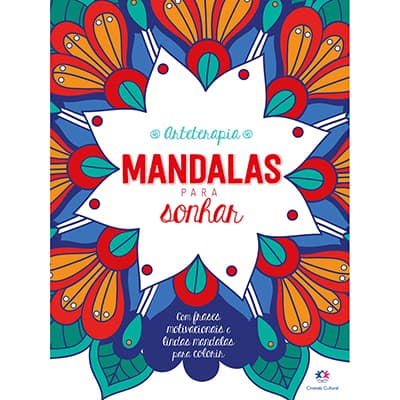 Livro para colorir Mandalas para sonhar Ciranda Cultural PT 1 UN