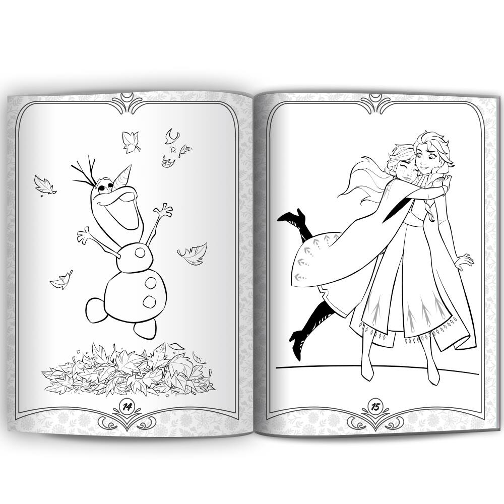 Livro para colorir infantil c/500 adesivos frozen 2 Culturama CX 1 UN -  Artes & Pintura - Kalunga