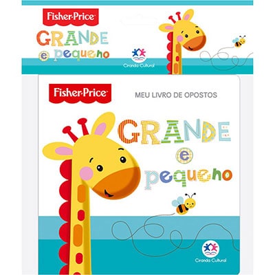 Livro de banho Opostos Fisher Price Ciranda Cultural PT 1 UN