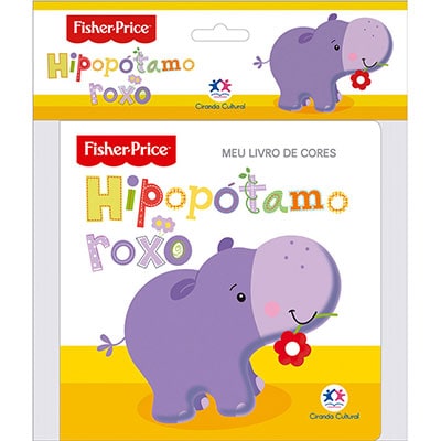 Livro de banho Cores Fisher Price Ciranda Cultural PT 1 UN