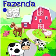 Livro tapete 99x66 Animais da Fazenda Ciranda Cultural PT 1 UN Livro tapete 99x66 Animais da Fazenda Ciranda Cultural PT 1 UN