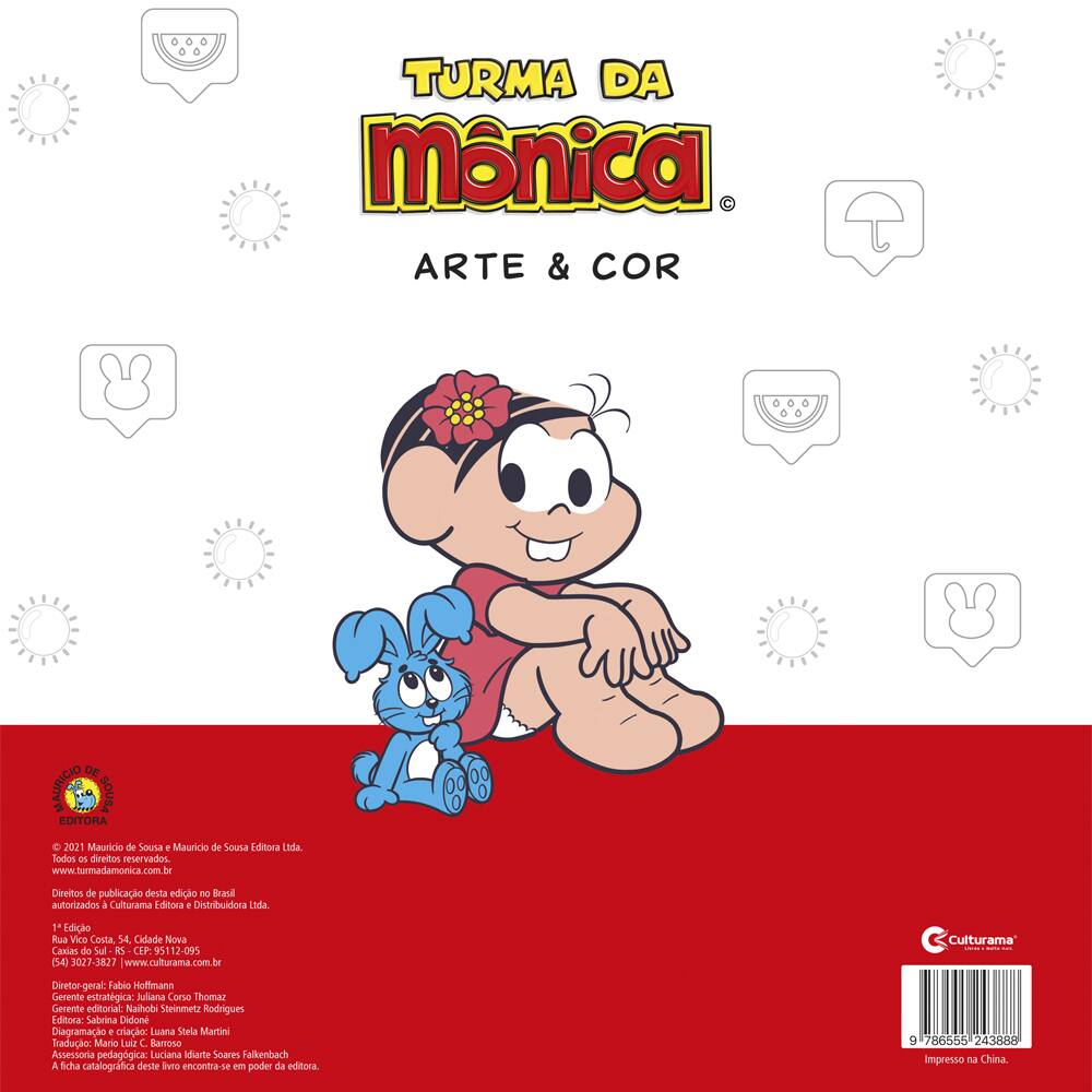 Turma da Mônica Desenhos para Colorir (COMPRE 1 GANHE 1)