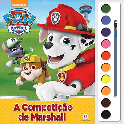 Livro para colorir infantil aquarela P. canina Ciranda Cultural PT 1 UN