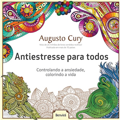 Livro para colorir antiestresse para todos Catavento PT 1 UN