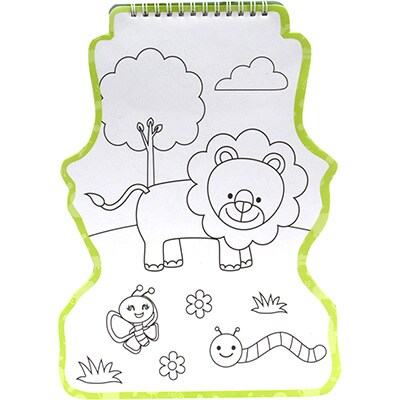 Livro para colorir infantil com canetinha, Animais da Floresta, Happy Books - PT 1 UN