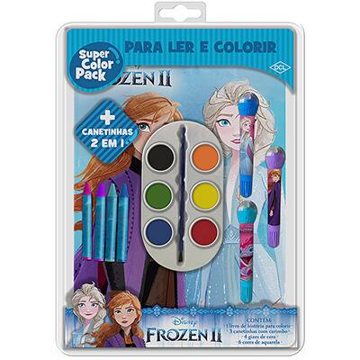 Livro para colorir infantil, Frozen 2, D2478, Dcl - PT 1 UN