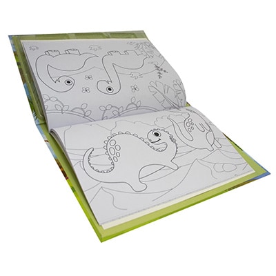 Livro para colorir, Kit brilhante Dinossauros, 307858, Happy Books - PT 1 UN