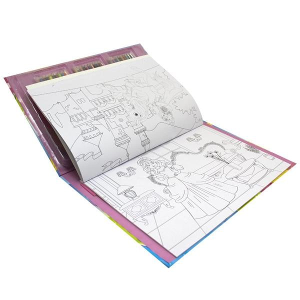 Livro Para Colorir, Kit Brilhante Disney Princesas, 307815, Happy Books - PT 1 UN