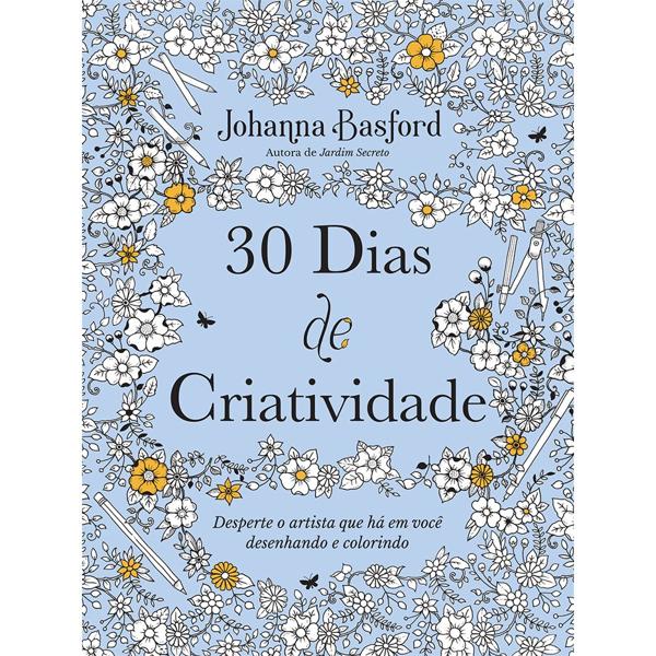 Livro para colorir, 30 dias de criatividade, Sextante - PT 1 UN