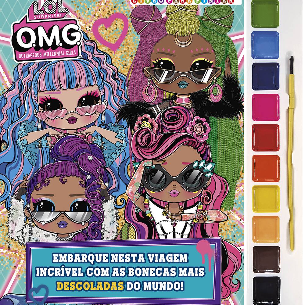 LOL Surprise Kit Livros para Colorir e Atividades