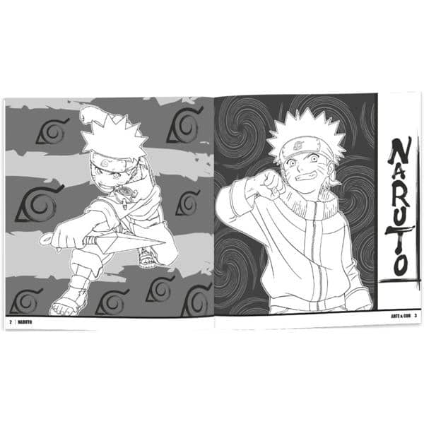 Livro para colorir infantil, Arte e cor, Naruto, Culturama - PT 1 UN