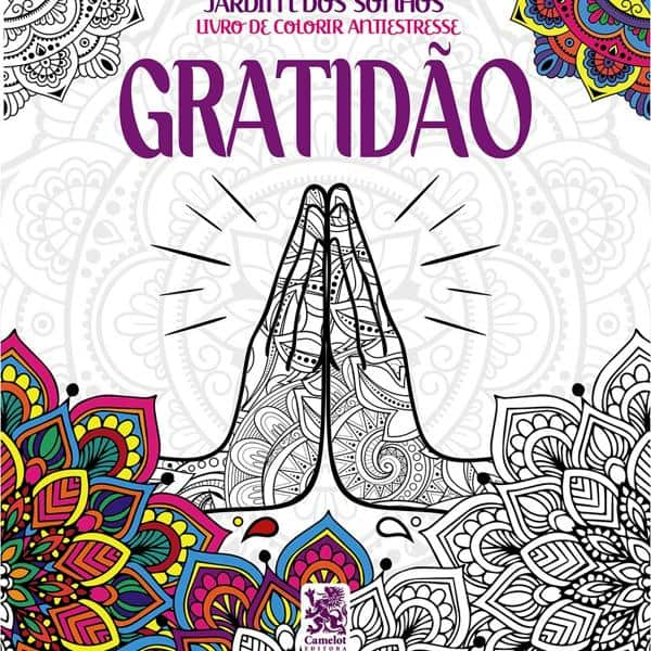 Livro para colorir, Jardim dos sonhos, Gratidão, Catavento - PT 1 UN