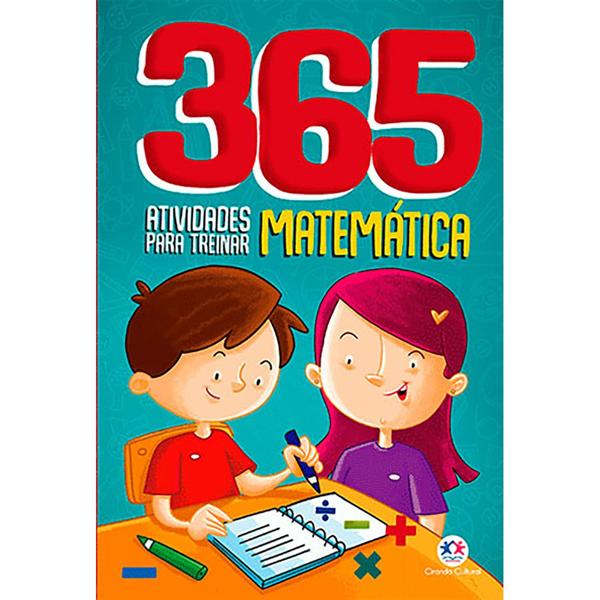 Livro infantil 365 atividades, Matemática, Ciranda Cultural - PT 1 UN