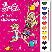 Maleta para colorir Barbie, 613178, Tris - PT 1 KT - Escolar - Kalunga
