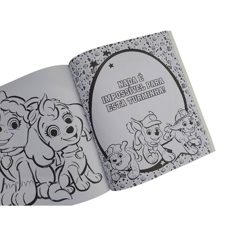 Livro 101 Primeiros Desenhos para Colorir Patrulha Canina - Oxalá Papelaria