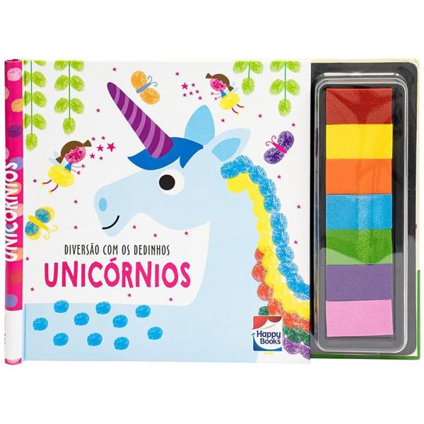 Livro para colorir infantil, Unicórnios, 310956, Happy Books - PT 1 UN