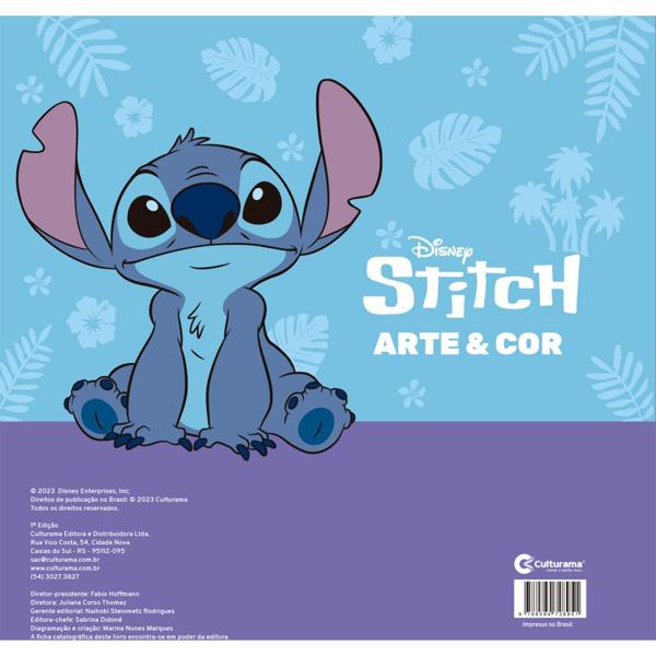 Livro para colorir infantil, Lilo e Stitch, 020520215 , Culturama - PT 1 UN